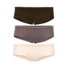 Hipster panties set of elements: Earth - brown, taupe, sandy via Frija Omina