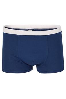 Organic men’s trunk boxer shorts indico (blue) via Frija Omina