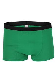 Organic men’s trunk boxer shorts, green via Frija Omina