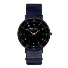 Horloge Moderna Nato Zwart & Oceaanblauw via Shop Like You Give a Damn