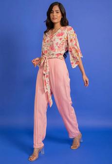 Floral Top & Pant Co-Ord Set via Urbankissed