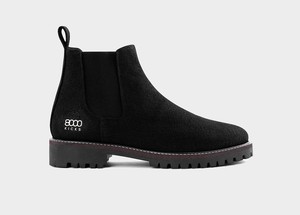 The Crossover Hemp Chelsea for Women in Black from 8000kicks