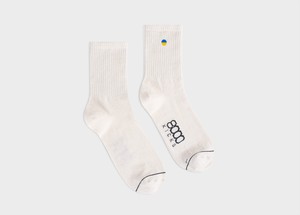 Ukraine Crew Socks Beige from 8000kicks