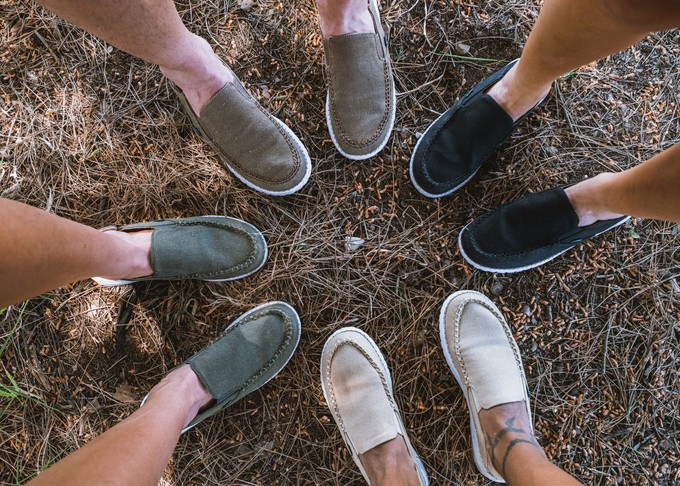 SunSlide Hemp Slip-on for Men in Black from 8000kicks