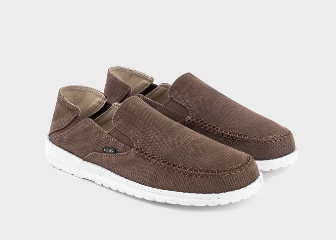 SunSlide Hemp Slip-on for Women in Dark Brown from 8000kicks