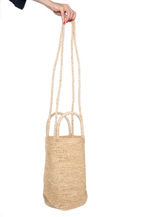 Raffia Summer Basket Bag in Nature from Abury