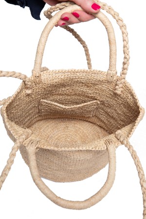 Raffia Summer Basket Bag in Nature from Abury