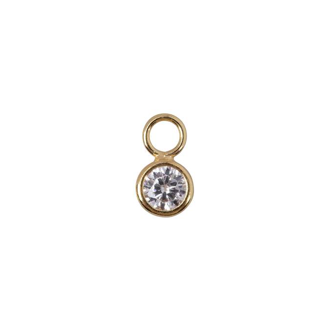 It's a Stone Thing | Pendant | Goud Zirkonia from AdornPay