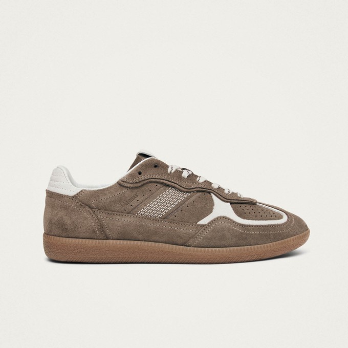 Tb.490 Rife Taupe Leather Sneakers from Alohas