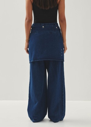 Liliana Blue Denim Trousers from Alohas