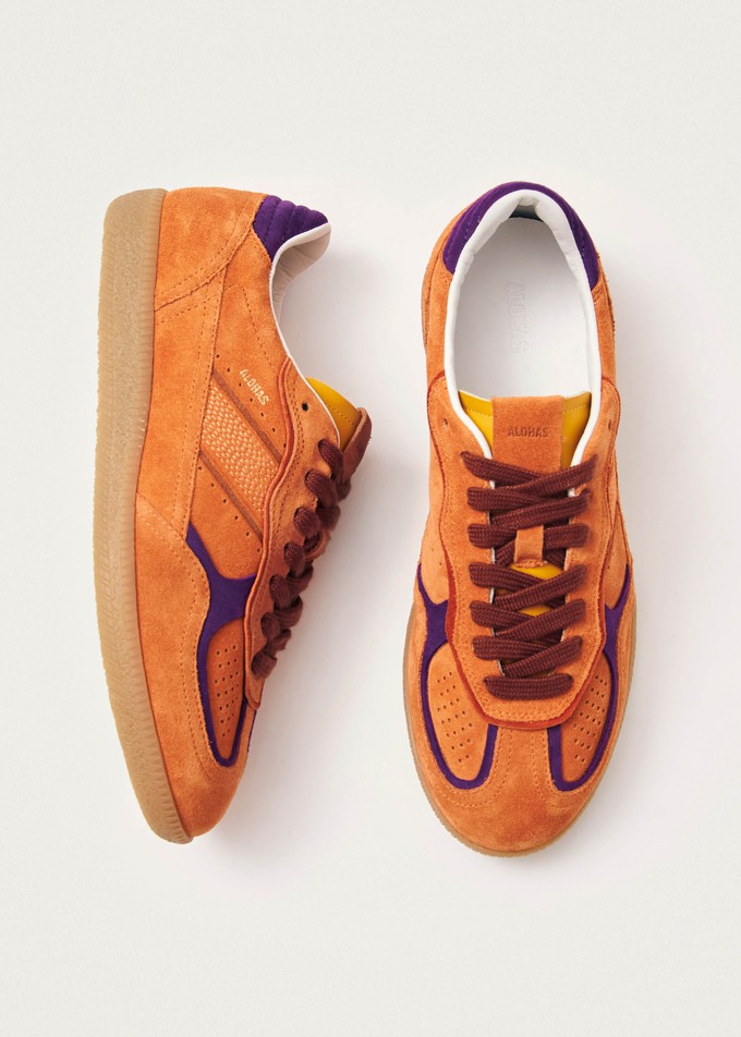 Tb.490 Rife Orange Leather Sneakers from Alohas