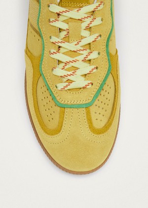 Tb.490 Rife Pale Yellow Leather Sneakers from Alohas