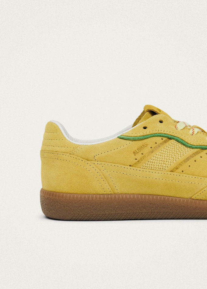 Tb.490 Rife Pale Yellow Leather Sneakers from Alohas