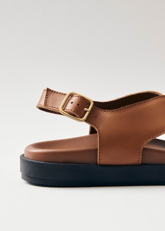 Nico Tan Leather Sandals from Alohas
