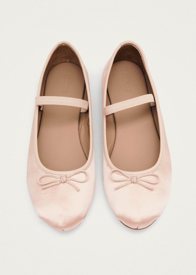 Odette Pale Pink Ballet Flats from Alohas