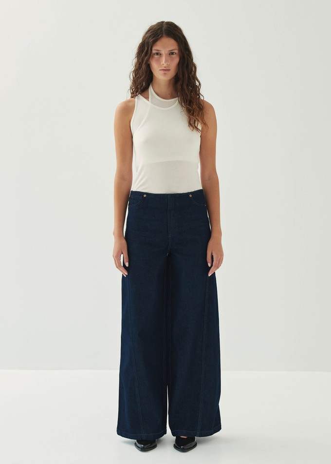 Magda Indigo Denim Trousers from Alohas