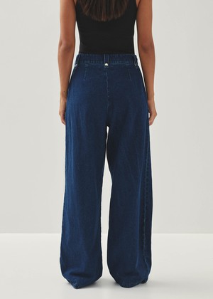 Liliana Blue Denim Trousers from Alohas