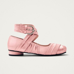 Volant Silky Pink Ballet Flats from Alohas