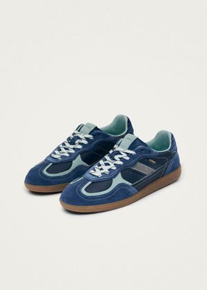 Tb.490 Rife Grain Cobalt Leather Sneakers from Alohas