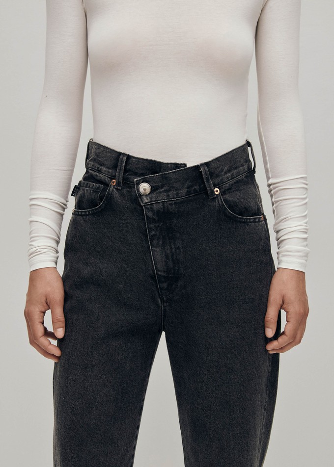 Kansas Black Denim Pants from Alohas