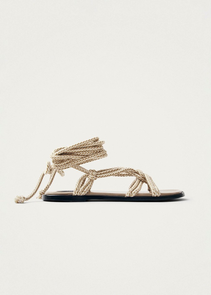 Tory Stone Beige Sandals from Alohas