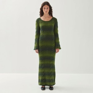 Trenza Green Dress from Alohas