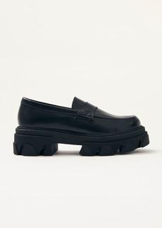 Trailblazer Black Leather Loafers via Alohas