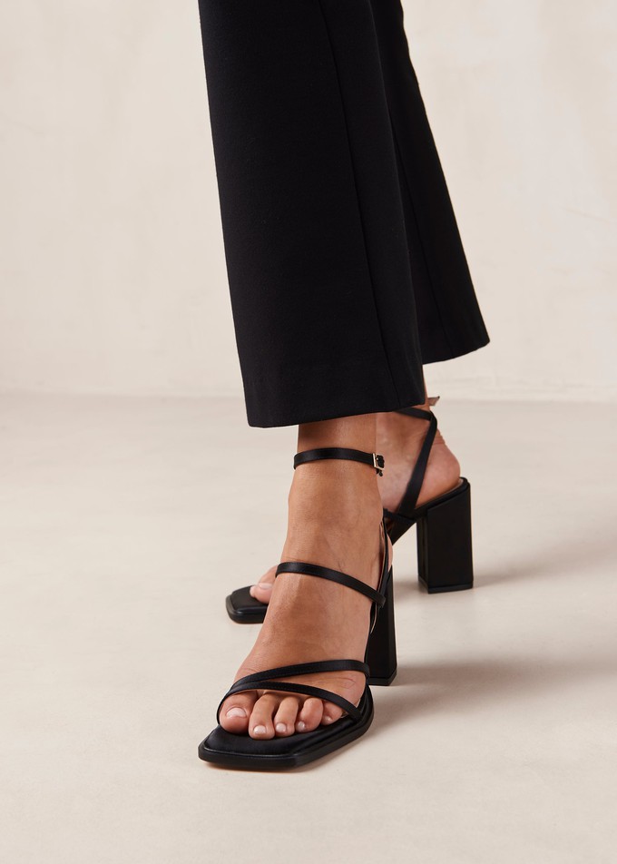 Alexa Silky Black Sandals from Alohas