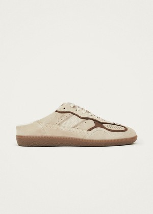 Tb.490 Mule Cream Leather Sneakers from Alohas