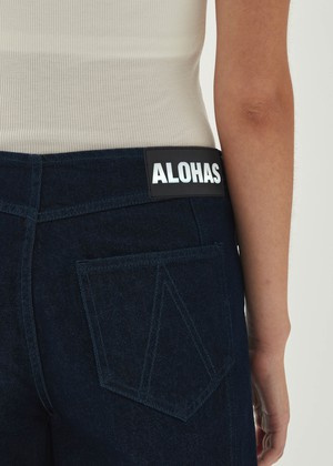 Magda Indigo Denim Trousers from Alohas