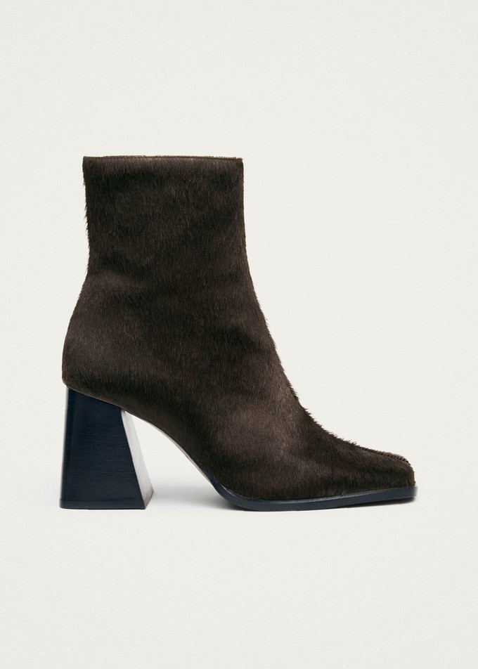 South Soft Brown Leather Ankle Boots from Alohas