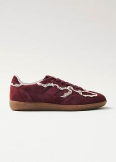 Tb.490 Crochet Burgundy Leather Sneakers via Alohas