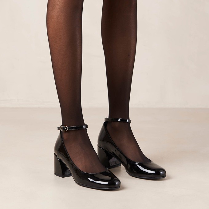Antoine Onix Black Leather Pumps from Alohas