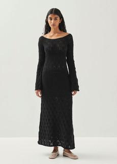 Show Black Tricot Dress via Alohas