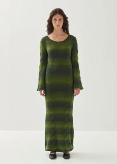 Trenza Green Dress via Alohas