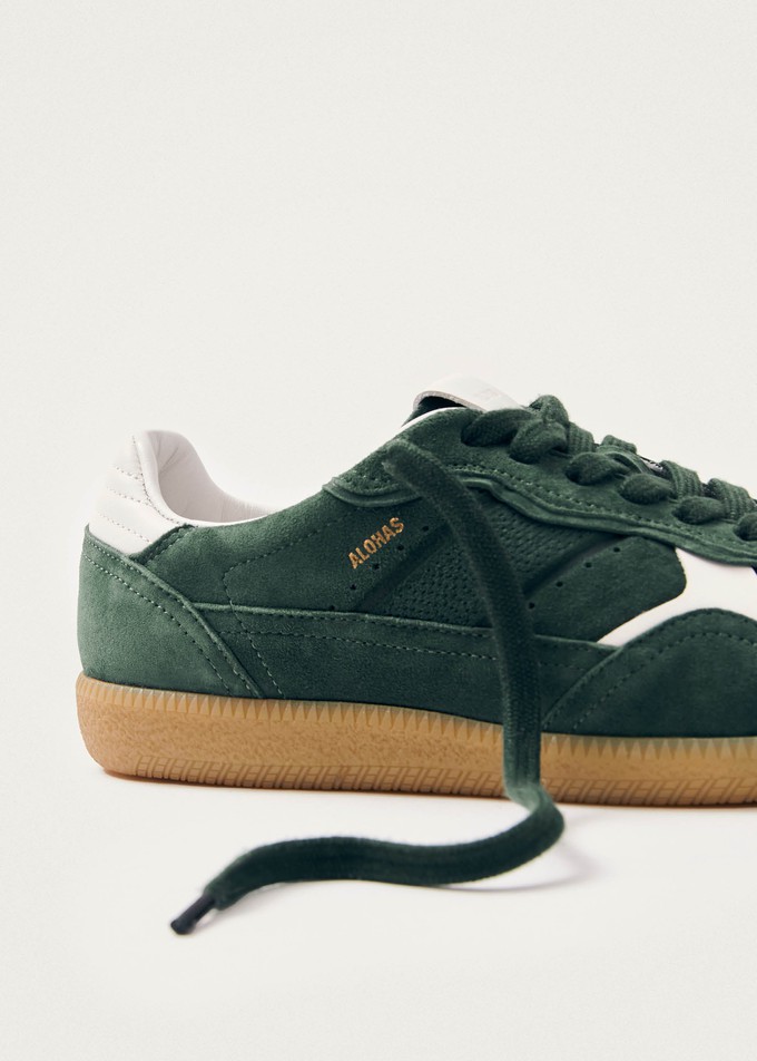 Tb.490 Rife Forest Green Leather Sneakers from Alohas