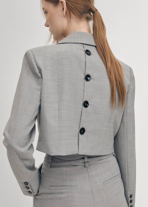 Gigi Grey Blazer from Alohas