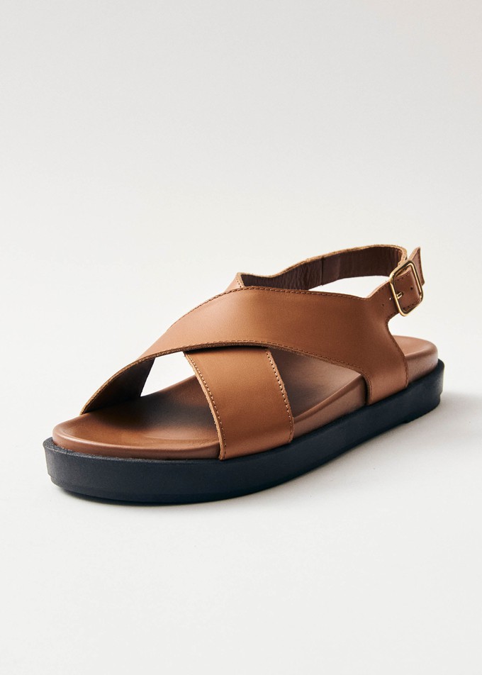 Nico Tan Leather Sandals from Alohas