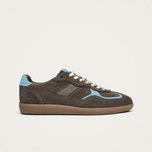 Tb.490 Rife Taupe Cornflower Blue Leather Sneakers from Alohas