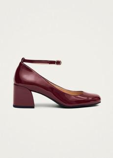 Antoine Onix Burgundy Leather Pumps via Alohas