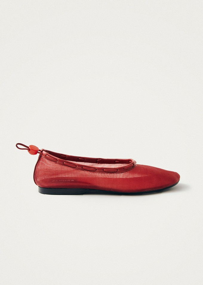 Gill Mesh Red Ballet Flats from Alohas