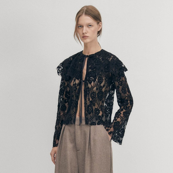 Tolpa Lace Black Blouse from Alohas