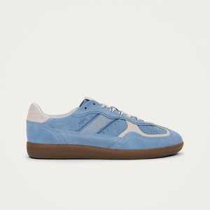 Tb.490 Rife Cornflower Blue Cream Leather Sneakers from Alohas