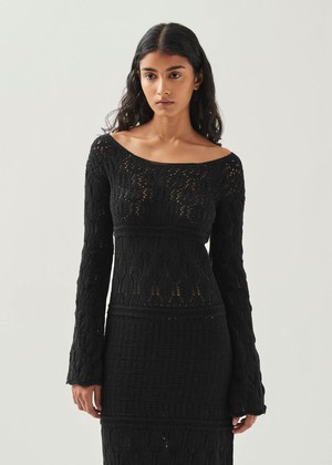 Show Black Tricot Dress from Alohas