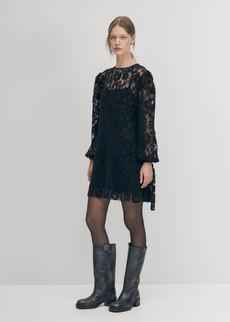 Dablon Lace Black Dress via Alohas