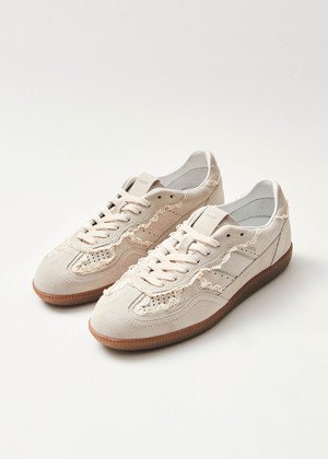 Tb.490 Crochet Cream Leather Sneakers from Alohas