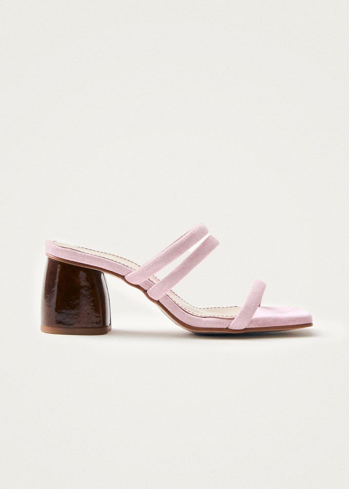 Indiana Pale Pink Leather Sandals from Alohas