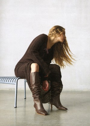 Kalila Brown Leather Boots from Alohas