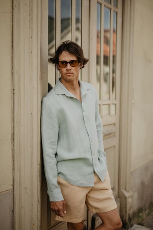 Classic linen shirt HECTOR from AmourLinen