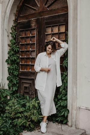 Linen oversized shirt Marrakesh from AmourLinen